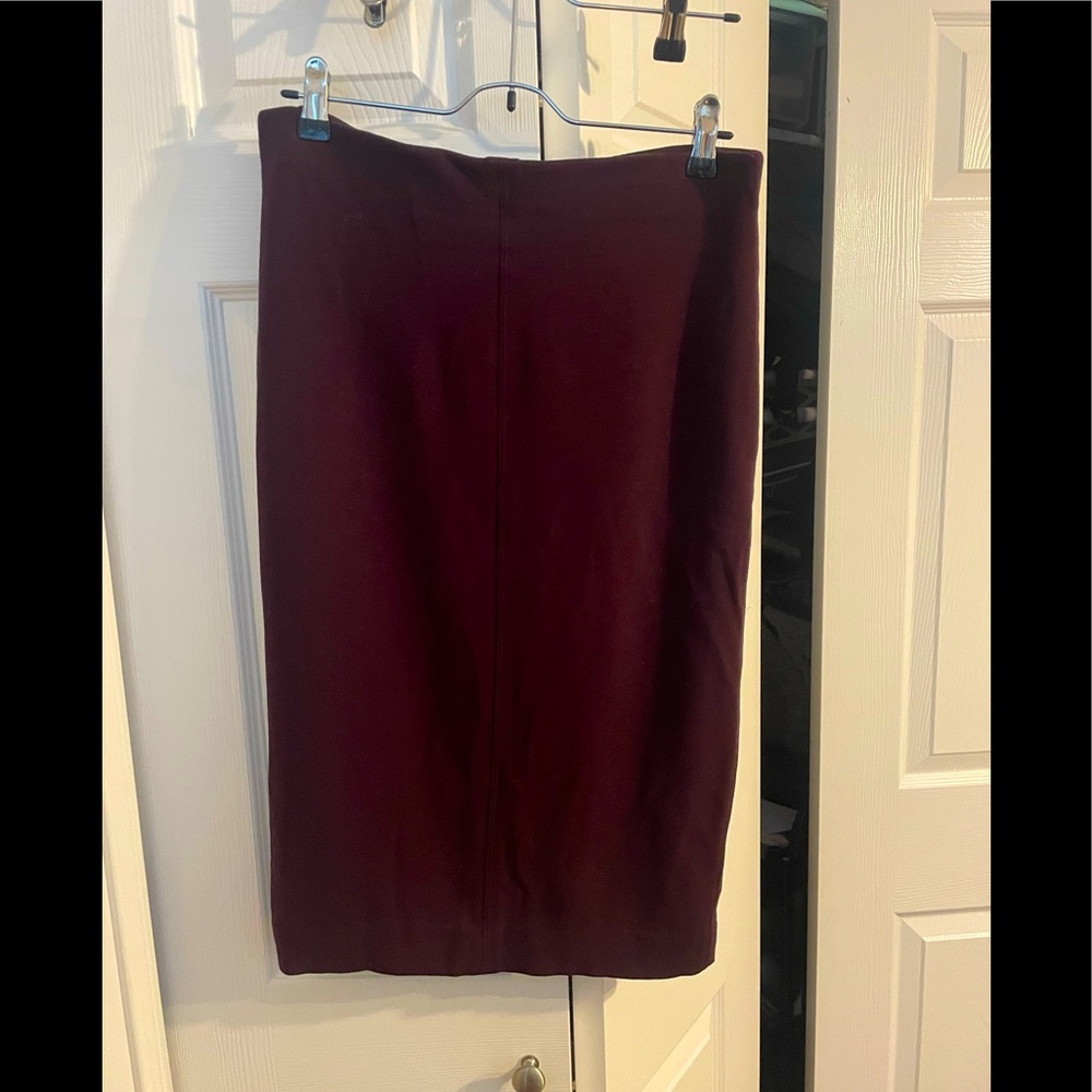 Maroon Wilfred Lis Midi Skirt